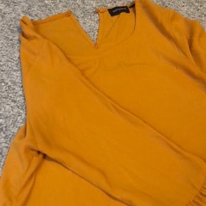mustard yellow top